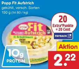 Netto Marken-Discount Popp Fit Aufstrich Angebot