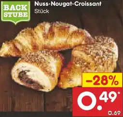 Netto Marken-Discount BACK STUBE Nuss-Nougat-Croissant Angebot