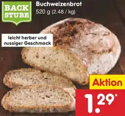 Netto Marken-Discount BACK STUBE Buchweizenbrot Angebot