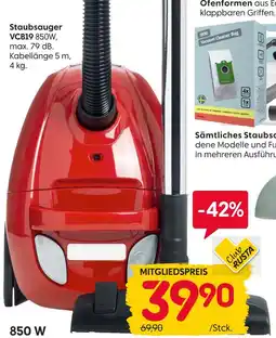 Rusta Staubsauger vcb19 Angebot
