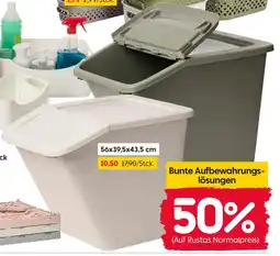Rusta Bunte aufbewahrungslösungen Angebot