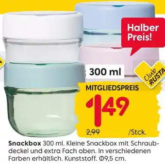 Rusta Snackbox Angebot