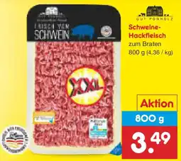 Netto Marken-Discount GUT PONHOLZ Schweine Hackfleisch Angebot