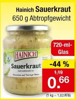 Zimmermann Hainich sauerkraut Angebot