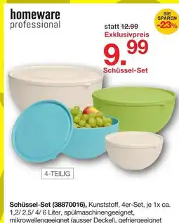 Möbelzentrum Pforzheim Homeware professional schüssel-set Angebot