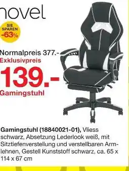 Möbelzentrum Pforzheim Novel gamingstuhl Angebot