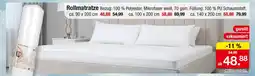 Zimmermann Rollmatratze Angebot