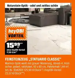 OBI Feinsteinzeug 'statuario classic' Angebot