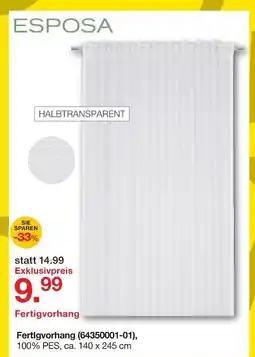 Möbelzentrum Pforzheim Esposa fertigvorhang Angebot