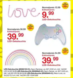 Möbelzentrum Pforzheim Led-dekoleuchte neon-love Angebot
