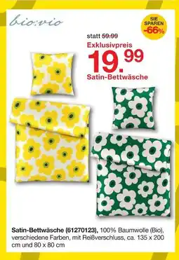 Möbelzentrum Pforzheim Bio:vio satin-bettwäsche Angebot