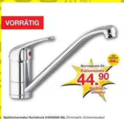 Möbelzentrum Pforzheim Spültischarmatur hochdruck Angebot