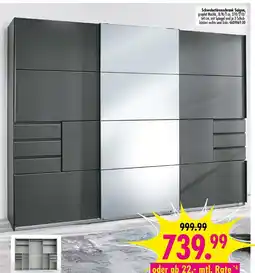 Möbel Boss Schwebetürenschrank saigon Angebot