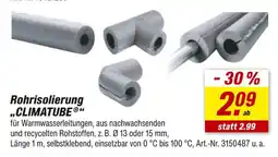 toom Baumarkt Rohrisolierung climatube Angebot
