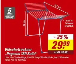 toom Baumarkt Leifheit wäschetrockner pegasus 180 solid Angebot