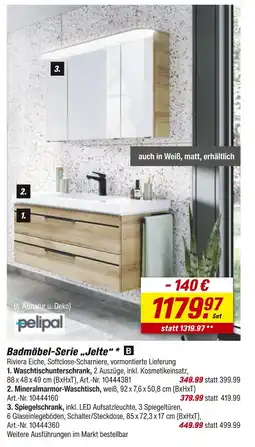 toom Baumarkt Pelipal waschtischunterschrank Angebot