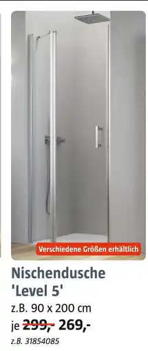 Bauhaus Nischendusche 'level 5' Angebot