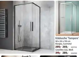 Bauhaus Eckdusche 'tampere' Angebot