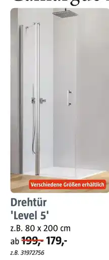 Bauhaus Drehtür 'level 5' Angebot