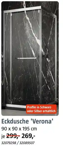 Bauhaus Eckdusche 'verona' Angebot