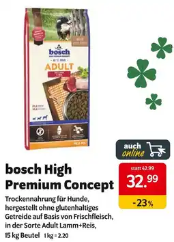 Das Futterhaus Bosch high premium concept Angebot
