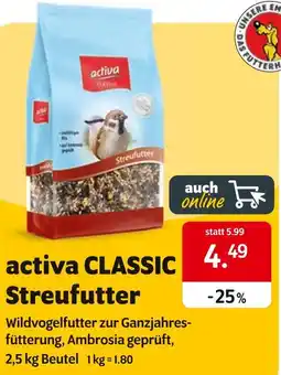 Das Futterhaus Activa classic streufutter Angebot