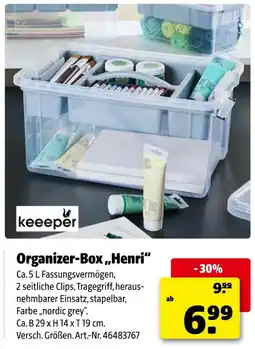 Hagebau Keeeper organizer-box 'henri' Angebot