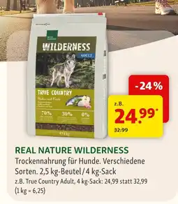 Fressnapf Real nature trockennahrung für hunde true country adult Angebot