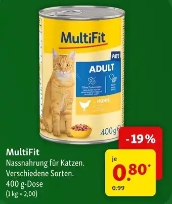 Fressnapf Multifit nassnahrung für katzen Angebot