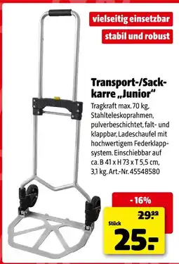 Hagebau Transport-/sackkarre „junior“ Angebot