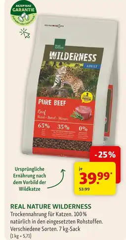 Fressnapf Real nature wilderness Angebot