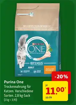 Fressnapf Purina one trockenahrung für katzen Angebot