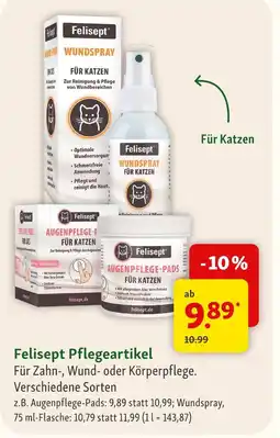 Fressnapf Felisept augenpflege-pads Angebot