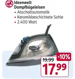 Rossmann Ideenwelt dampfbügeleisen Angebot