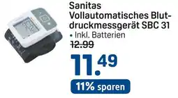 Rossmann Sanitas vollautomatisches blutdruckmessgerät sbc 31 Angebot