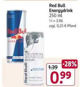 Rossmann Red bull energydrink Angebot