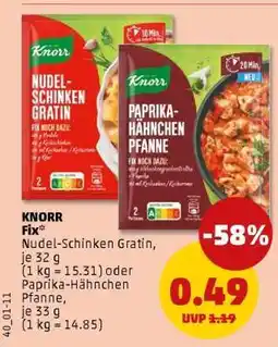 PENNY Knorr Fix Angebot