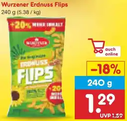 Netto Marken-Discount Wurzener Erdnuss Flips Angebot