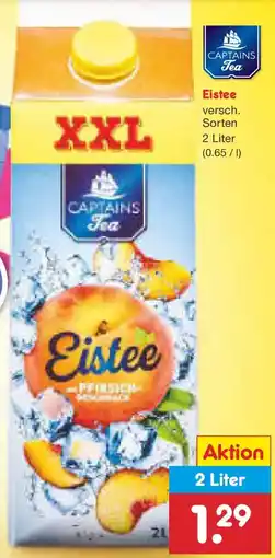 Netto Marken-Discount CAPTAINS Tea Eistee Angebot