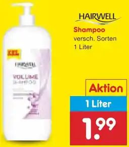 Netto Marken-Discount HAIRWELL Shampoo Angebot
