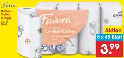 Netto Marken-Discount Favora Küchentücher 3-lagig Angebot