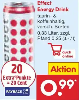 Netto Marken-Discount Effect Energy Drink Angebot