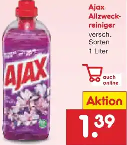 Netto Marken-Discount Ajax Allzweckreiniger Angebot