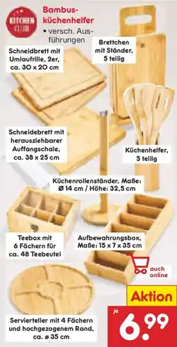 Netto Marken-Discount Bambusküchenhelfer Angebot