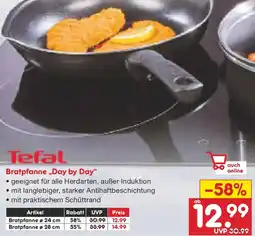 Netto Marken-Discount Tefal Bratpfanne „Day by Day" Angebot