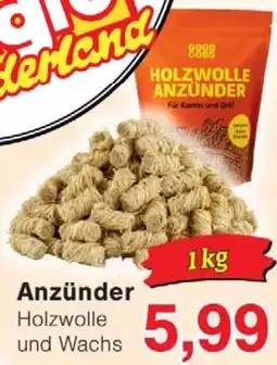 Wiglo Wunderland Anzünder Angebot