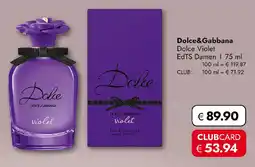 Travel Free Dolce&Gabbana Dolce Violet EdTS Damen Angebot