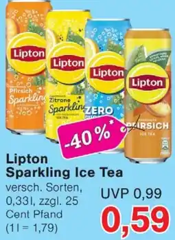 Wiglo Wunderland Lipton Sparkling Ice Tea Angebot