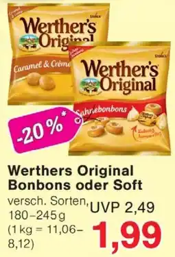 Wiglo Wunderland Werthers Original Bonbons oder Soft Angebot