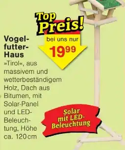 Wiglo Wunderland Vogelfutter- Haus Angebot